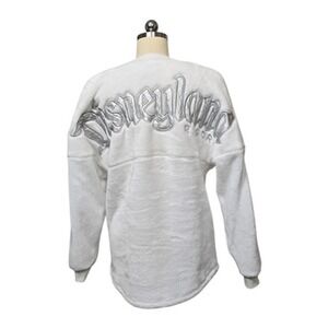 Disney Parks Spirit Jersey Sweatshirt Womens Small Sherpa Disneyland Resort‎